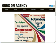 Tablet Screenshot of oddsonagency.com